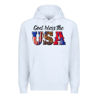 White god bless the usa Premium Hoodie - texasbilliewilder