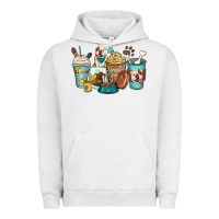 Pigment Lunar Rock english bulldog coffee cups Urban Hoodie - Zillion Design Studio