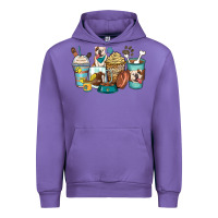 Tulip english bulldog coffee cups Urban Hoodie - Zillion Design Studio