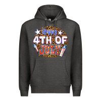 Charcoal Heather happy 4th of july billie wilder Premium Hoodie - texasbilliewilder