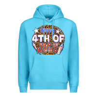 Ocean Blue happy 4th of july billie wilder Premium Hoodie - texasbilliewilder