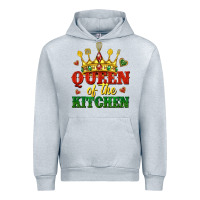 Heather Grey queen of the kitchen Urban Hoodie - texasbilliewilder