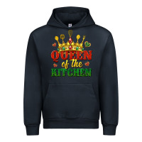 Navy queen of the kitchen Urban Hoodie - texasbilliewilder