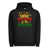 Pigment Black queen of the kitchen Urban Hoodie - texasbilliewilder