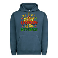 Pigment Midnight Navy queen of the kitchen Urban Hoodie - texasbilliewilder