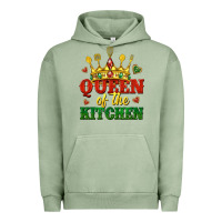 Pigment Oil Green queen of the kitchen Urban Hoodie - texasbilliewilder
