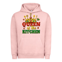 Pigment Salmon queen of the kitchen Urban Hoodie - texasbilliewilder