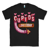 Black Valentines Day Cupid's Love Lodge Classic Tee - FaDigitalArtStudio
