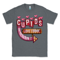 Charcoal Heather Valentines Day Cupid's Love Lodge Classic Tee - FaDigitalArtStudio