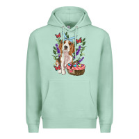 Seafoam easter beagle Premium Hoodie - RanaPortraitStore