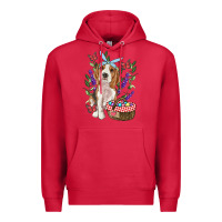 Cardinal easter beagle Premium Hoodie - RanaPortraitStore