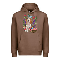 Chestnut easter beagle Premium Hoodie - RanaPortraitStore