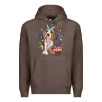 Coffee easter beagle Premium Hoodie - RanaPortraitStore