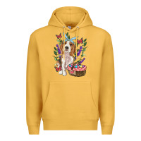 Mustard easter beagle Premium Hoodie - RanaPortraitStore