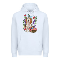 White easter beagle Premium Hoodie - RanaPortraitStore
