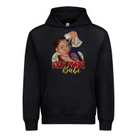 Black self made babe afro black woman Urban Hoodie - texasbilliewilder