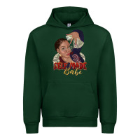 Forest Green self made babe afro black woman Urban Hoodie - texasbilliewilder