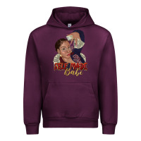 Mauve Wine self made babe afro black woman Urban Hoodie - texasbilliewilder