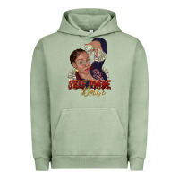 Pigment Oil Green self made babe afro black woman Urban Hoodie - texasbilliewilder