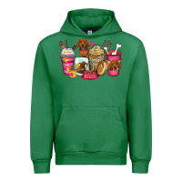 Emerald dachshund coffee cups Urban Hoodie - Zillion Design Studio