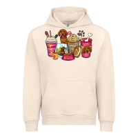 Sandshell dachshund coffee cups Urban Hoodie - Zillion Design Studio