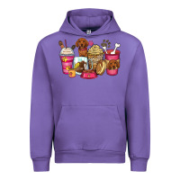 Tulip dachshund coffee cups Urban Hoodie - Zillion Design Studio