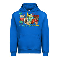 Cobalt 100 days of coffee and chaos coffee cups Urban Hoodie - Zillion Design Studio