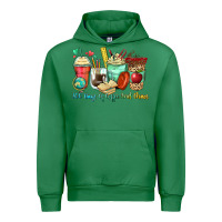 Emerald 100 days of coffee and chaos coffee cups Urban Hoodie - Zillion Design Studio
