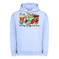 Pigment Grape Ice 100 days of coffee and chaos coffee cups Urban Hoodie - Zillion Design Studio