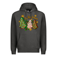 Charcoal Heather tis the season christmas cake Premium Hoodie - Zillion Design Studio