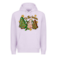 Lilac tis the season christmas cake Premium Hoodie - Zillion Design Studio