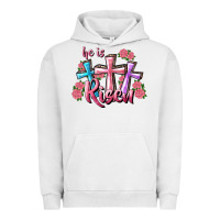 Pigment Lunar Rock He Is Risen Cross Urban Hoodie - RanaPortraitStore