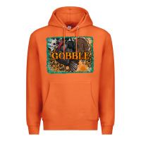 Carrot thanksgiving turkey gobble with background Premium Hoodie - RanaPortraitStore