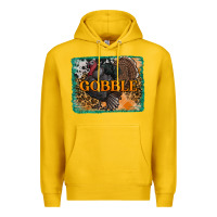 Lemon thanksgiving turkey gobble with background Premium Hoodie - RanaPortraitStore
