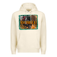 Tofu thanksgiving turkey gobble with background Premium Hoodie - RanaPortraitStore
