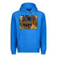 True Royal thanksgiving turkey gobble with background Premium Hoodie - RanaPortraitStore