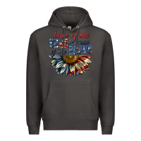 Smoke home of the free because of the brave sunflower bi Premium Hoodie - texasbilliewilder