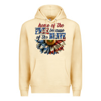 Pina Colada home of the free because of the brave sunflower bi Premium Hoodie - texasbilliewilder