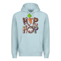 Blue Mist hip hop easter bunny Premium Hoodie - RanaPortraitStore