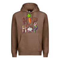 Chestnut hip hop easter bunny Premium Hoodie - RanaPortraitStore
