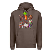 Coffee hip hop easter bunny Premium Hoodie - RanaPortraitStore