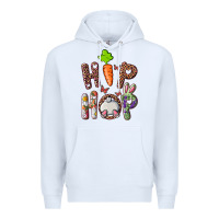 White hip hop easter bunny Premium Hoodie - RanaPortraitStore