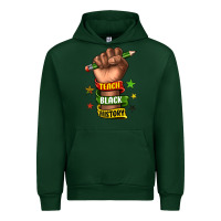 Forest Green teach black history Urban Hoodie - texasbilliewilder
