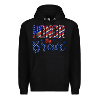Black honor the brave Premium Hoodie - texasbilliewilder