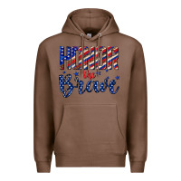 Chestnut honor the brave Premium Hoodie - texasbilliewilder