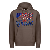 Coffee honor the brave Premium Hoodie - texasbilliewilder