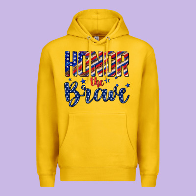 Honor The Brave Premium Hoodie Designed By Texasbilliewilder