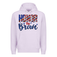 Lilac honor the brave Premium Hoodie - texasbilliewilder