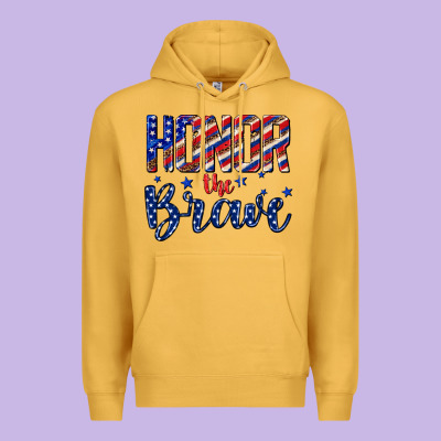 Honor The Brave Premium Hoodie Designed By Texasbilliewilder