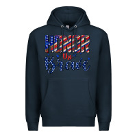 Navy honor the brave Premium Hoodie - texasbilliewilder